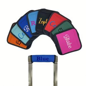 Housse de valise multifonction en polyester brodée personnalisée, étiquette d'identification souple pour poignée de bagage de voyage sur mesure - Product Image 3