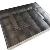 Ensemble de coupe-gâteaux en acier inoxydable 304 de qualité alimentaire avec poignée pour un contrôle uniforme des portions, boulangerie, pain, pâtisserie