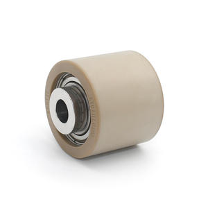 S6003ZZ Assembly High Load-Bearing Flat Roller <b>Pulley</b> Coated with Bearing Special Engineering Plastic Wear-Resistant PEEK - Product Image 1