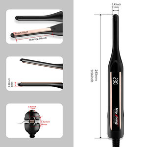 Lisseur à cheveux et <span class=keywords><strong>fer</strong></span> à friser 2 en 1 <span class=keywords><strong>Petit</strong></span> crayon <span class=keywords><strong>Fer</strong></span> à lisser plat - Product Image 2