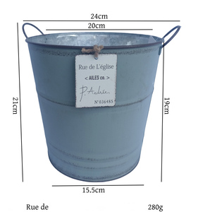La Fábrica Tiene <span class=keywords><strong>en</strong></span> Stock: Artesanías Metálicas, Cubos <span class=keywords><strong>de</strong></span> Hojalata para Patio <span class=keywords><strong>de</strong></span> Villa, Decoraciones para Jardín Francés y Balcón, Macetas - Product Image 6
