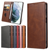 Funda Tipo Cartera de Cuero PU Premium para Samsung S23 Ultra - Funda con Soporte para Teléfono, Ranuras para Tarjetas, Cierre Magnético y Protección Contra Impactos