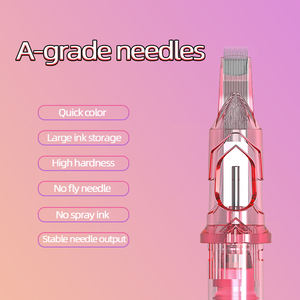 AMBITION 50 piezas/caja Cartuchos de Agujas Desechables para Tatuaje Rosa RL RM 1RL 3RL 5RL 7RL <span class=keywords><strong>9RL</strong></span> 11RL 13RL 15RL 5RM 7RM 9RM 11RM 13RM 15RM - Product Image 3