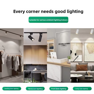 Chất lượng cao thương mại dẫn theo dõi ánh sáng lịch thi đấu cao lumen Ra80 COB ánh sáng tại chỗ 20W nhôm theo dõi ánh sáng - Product Image 3