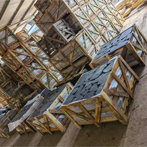 <span class=keywords><strong>Pietra</strong></span> da Pavimentazione in Granito Nero e <span class=keywords><strong>Basalto</strong></span> con Motivo Irregolare per Vialetti e Giardini Esterni - Product Image 5