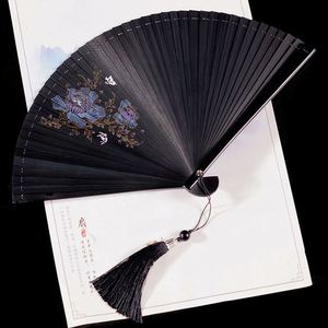 Mini Abanico de Bambú de 16cm/18cm con Logotipo Grabado Personalizado, Artesanía de Bambú - Product Image 3