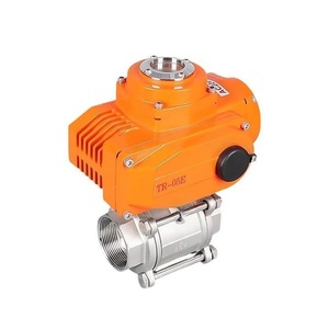 Vanne à boisseau sphérique électrique Szspsk Q911F 16RL en acier inoxydable 316L à filetage interne avec télécommande pour l'alimentation en eau, le drainage et l'irrigation - Product Image 1