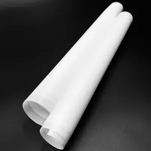 Pabrikan Cina kertas gulung ptfe plastik tahan suhu tinggi kustom ukuran berbeda lembaran skived PTFE murni