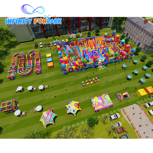 Monstruo comercial tema inflable diversión trampolín <span class=keywords><strong>Parque</strong></span> niños al aire libre gran rebote inflable deporte obstáculo <span class=keywords><strong>parque</strong></span> infantil - Product Image 3