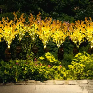 Lampe solaire à LED pour l'extérieur, imperméable, éclairage de jardin, jardin, pelouse, fête, nouveau, 2023