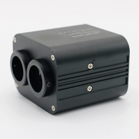 Kit de plafond étoilé pour voiture 20W à double port RGBW, fibres optiques, effet ciel étoilé, contrôle intelligent par application, lumières scintillantes en fibre optique