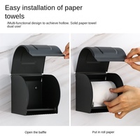 Usine directe en acier inoxydable téléphone portable et porte-papier hygiénique boîte à mouchoirs étanche à l'eau pour salle de bain pour hôtels et bureaux