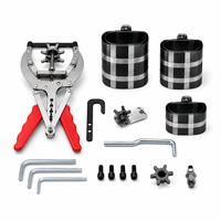 Kit de compresseur de segments de piston avec ensemble d'expander et de nettoyeur de segments de piston pour outils de réparation de moteurs automobiles