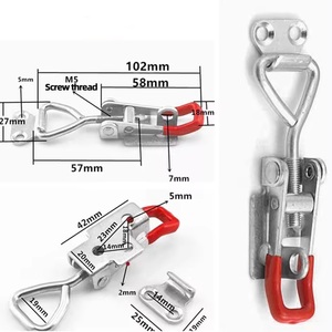 Boucle réglable directe d'usine 4001 Type de loquet pince rapide 4001 avec trou de verrouillage sans Options de trou de verrouillage - Product Image 4