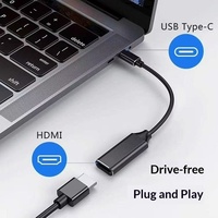 Adaptateur Type-C vers HDTV, câble USB C vers HD 4K, mise en miroir de l'écran HD pour téléphone portable, ordinateur portable, Macbook, tablette vers TV, convertisseur d'écran