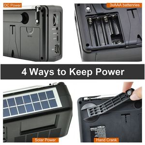 Usine En Plein Air Portable D'urgence Solaire Alimenté Dynamo Lampe De Poche Manivelle Usb <span class=keywords><strong>Mp3</strong></span> Am Fm <span class=keywords><strong>Dab</strong></span> Radios - Product Image 2