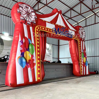 PVC extérieur sauter carnaval thème fête événement carnaval arc décorations d'entrée tente de cirque gonflable carnaval arc entrée
