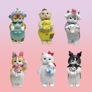 Serie Mofusand, modelo de juguete de PVC, gran oferta, muñecas de gato de dibujos animados de Anime, adornos de juego de moda, decoración bonita <span class=keywords><strong>para</strong></span> niñas, regalo sorpresa - Product Image 6
