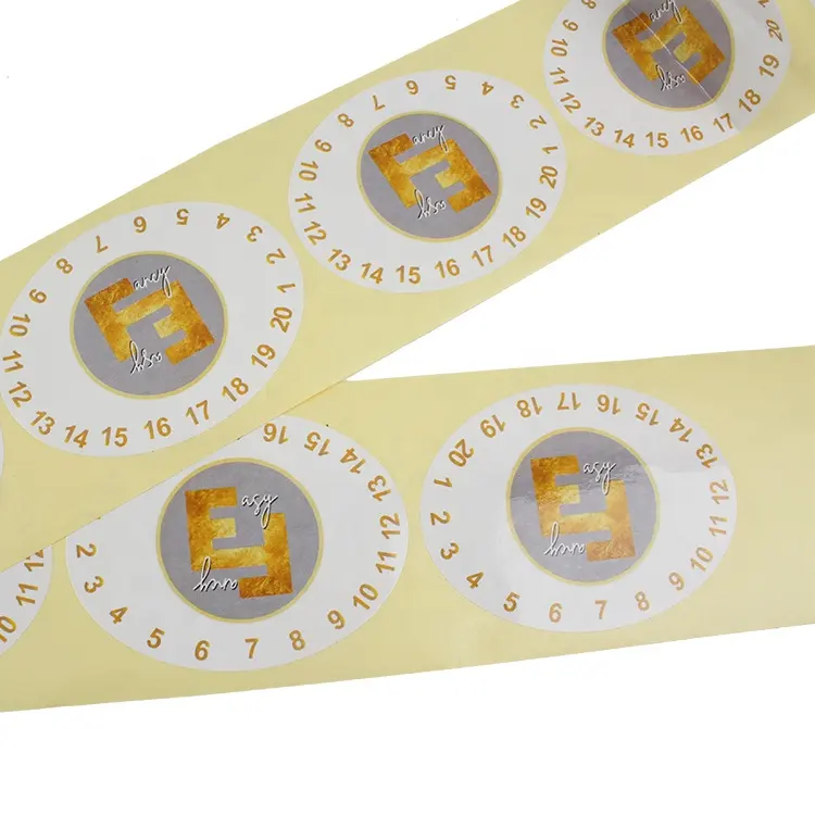 Wholesale Vinyl Adhesive Paper Sticker LabelsとCustom Printing Logo