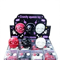 Nouveau produit transfrontalier en stock : Ensemble de jouets à presser en TPR Teenie Jack-Glow pour maison hantée d'Halloween, pour les 14 ans et plus