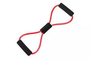 Corde de Tension <span class=keywords><strong>Extenseur</strong></span> de Poitrine en Forme de 8 Corde de Traction d'<span class=keywords><strong>Exercice</strong></span> de <span class=keywords><strong>Musculation</strong></span> - Product Image 2