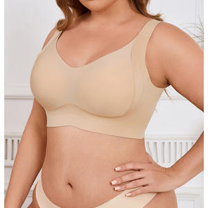 Nouveau design Soutien-gorge pour femme Soutien-gorge quotidien doux Soutien-gorge pour <span class=keywords><strong>gros</strong></span> seins Taille plus Soutien-gorge push-up sans couture sans fil pour femmes et filles - Product Image 2