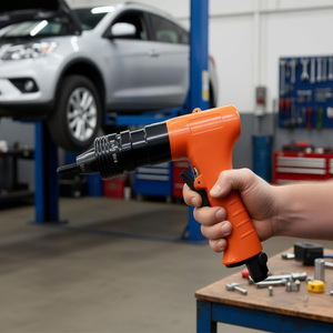 Pistolas remachadoras neumáticas autoblocantes Santwell, juego de herramientas remachadoras de aire para aluminio M4 M5 M6, mango trasero, 3 meses de garantía - Product Image 4