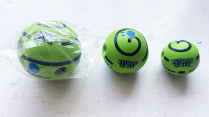 Köpekler ve evcil hayvanlar için interaktif çevre dostu Giggle topu büyük/orta/küçük eğlenceli PVC IQ eğitim oyuncak haddelenmiş sarsılmış sesler ile - Product Image 6