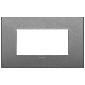 Plaque murale Vimar Matt Slate 16,3x10,4 cm pour interrupteurs - Product Image 1