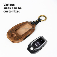Housse de clé en cuir pour voiture, vente en gros, étui de clé de voiture en cuir, étui de clé de voiture en cuir pour BMW