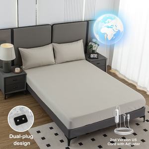 Drap-housse antistatique jetable respirant en fibre d'argent 400TC brodé, protection contre les radiations pour la maison et l'hôtel - Product Image 1