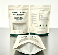 Sachet d'emballage pour produits de la mer en PP monofilament imprimé sur mesure, recyclable, sans aluminium, haute barrière, pour thon
