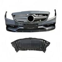 Body Kit Bumper Depan & Belakang Berkualitas Tinggi untuk Mercedes CLS W218 Upgrade ke AMG CLS63, Presisi Pas Tanpa Kerusakan Saat Pemasangan