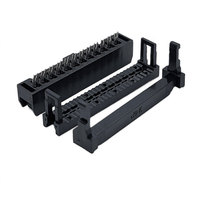 IDC Kupfer-Stromanschluss 6p 8p 10p 12p 14p 16p Flachbandkabel 2,54mm Rastermaß Steckverbinder Rechteckig Zweireihig 3 Stück