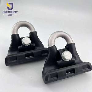 Abrazadera <span class=keywords><strong>de</strong></span> Suspensión Ajustable <span class=keywords><strong>de</strong></span> Aleación <span class=keywords><strong>de</strong></span> Aluminio para Cables, <span class=keywords><strong>de</strong></span> Alta Resistencia, con Nylon y Fibra <span class=keywords><strong>de</strong></span> Vidrio, para Aplicaciones <span class=keywords><strong>de</strong></span> Bajo Voltaje en Energía Eléctrica - Product Image 1