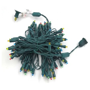 25ft 50 conteggi 5mm Mini luci a filo di natale grandangolare per decorazioni per le vacanze in giardino - Product Image 6