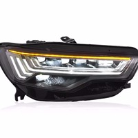 Aplicable para 12-18 Audi A6L conjunto de Faros C7 antiguo reacondicionamiento C8 nuevo faro LED de matriz de ajuste alto