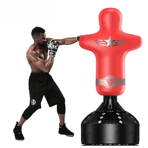 Aangepaste Professionele Boksuitrusting Training Doel Vrijstaande Stand Heavy Duty Boxing Ponsen Zandzak