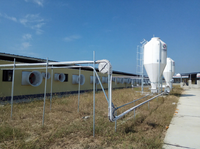 Silo de stockage de céréales pour élevage porcin ZYMK 10.8T, silos en PRV pour l'élevage de volailles et d'animaux, équipement d'alimentation en fibre de verre