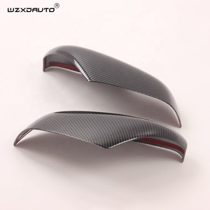Pour HR-V Vezel 2014-2018, garniture de rétroviseurs latéraux en ABS carbone WZXD - Product Image 6