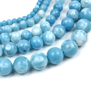 Di alta qualità naturale lucido <span class=keywords><strong>cielo</strong></span> blu pietre branelli della pietra preziosa dei branelli dei monili per monili che fanno (AB1790) - Product Image 2