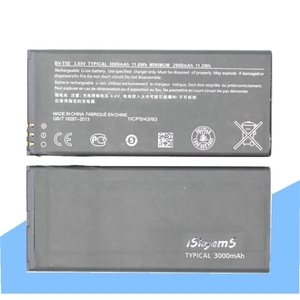 Batterie de remplacement BV-T5E 3000mAh pour Microsoft Lumia 950 RM-1106 CE RoHS Vente en gros Haute capacité Qualité supérieure - Product Image 5