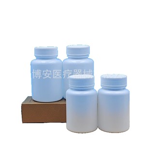 ขวดพลาสติกแข็ง 40 มล. 120 มล. บรรจุภัณฑ์ตัวอย่างผง PE ปิดผนึก ป้องกันแสง ป้องกันความชื้น ใช้ในห้องปฏิบัติการทั่วไป - Product Image 1