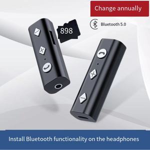 Adattatore Bluetooth ricevitore Audio auto adattatore Audio Bluetooth per la navigazione, l'ascolto della musica e le chiamate vocali - Product Image 2