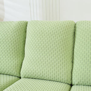 Jacquard Velvet <span class=keywords><strong>Split</strong></span> Type Toutes Saisons Universel Élastique Tout Inclus Housse de Canapé Anti-Poussière - Product Image 3