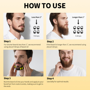 30Ml Râu Dầu Nhãn Hiệu Riêng Gốc Argan Dầu Tăng Cường Râu Gốc Chải Chuốt Huyết Thanh Dầu Cho Nam Giới - Product Image 4