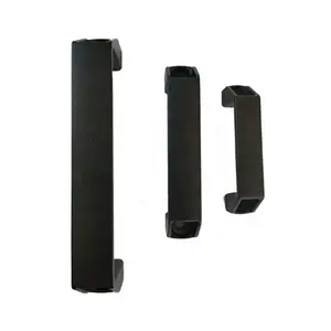 आधुनिक नमूना फर्नीचर दरवाजा खींच काले एल्यूमीनियम एल्यूमीनियम प्रोफ़ाइल के लिए मजबूत संभाल 180mm
