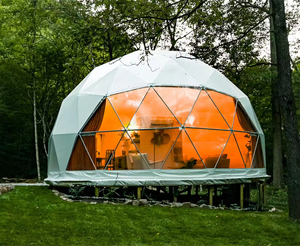 Tenda a Cupola Geodetica di Lusso Premium con Bagno e Cucina <span class=keywords><strong>per</strong></span> <span class=keywords><strong>Glamping</strong></span> di Alta Gamma - Product Image 1