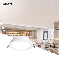 Plafonnier encastré LED SMD à bord plat ECO 15W 22W 32W 100 °   Plafonnier à angle de faisceau réglable et dimmable