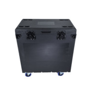 Estuche de vuelo de DJ de PE a prueba de golpes con madera contrachapada laminada para mesa de portátil para estuche de vuelo extraíble Pioneer Dj Controller Flight Case